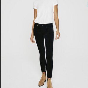 AG jeans The Legging Super Skinny Velvet Stretch Pants